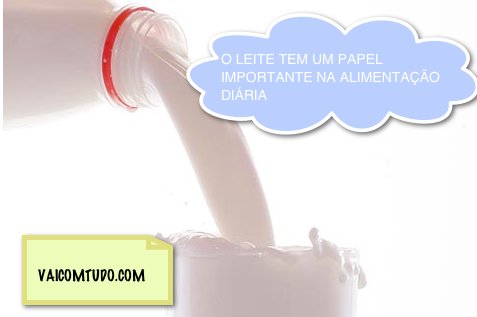 leite na alimentação