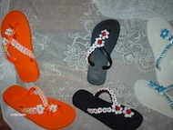 chinelos bordados foto Foto Chinelo Bordado