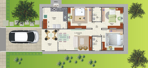 plantas+de+casas+com+3+quartos11 plantas+de+casas+com+3+quartos11