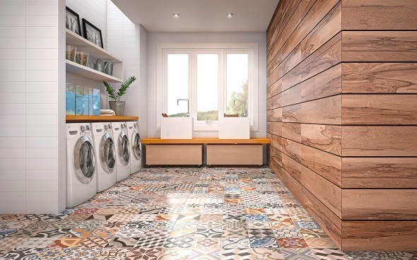 13 porcelanatos que imitam ladrilho hidráulico e dicas para usalo -> Banheiro Decorado Ladrilho Hidraulico 13 porcelanatos que imitam ladrilho hidráulico e dicas para usalo -> Banheiro Decorado Ladrilho Hidraulico