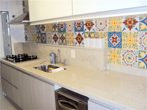 13 porcelanatos que imitam ladrilho hidráulico e dicas para usalo -> Banheiro Decorado Ladrilho Hidraulico 13 porcelanatos que imitam ladrilho hidráulico e dicas para usalo -> Banheiro Decorado Ladrilho Hidraulico