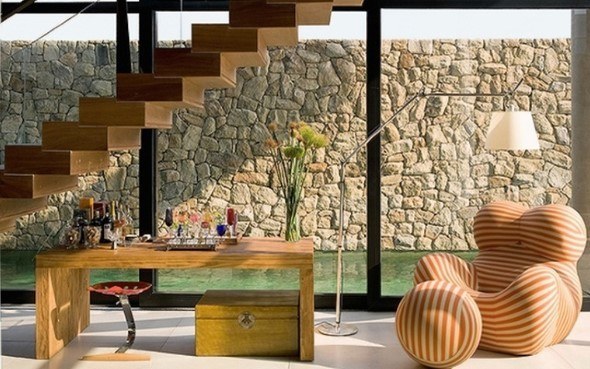 16 paredes decoradas com pedras e 5 idéias para ambientes