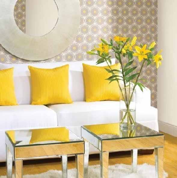 Amarelo na decoraç u00e3o da sala 16 exemplos lindos e dicas Armario Tela Aki ~ Amarelo na decoraç u00e3o da sala 16 exemplos lindos e dicas