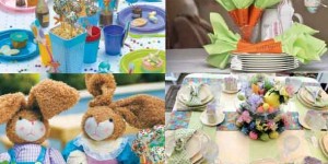 Decoração para almoço de Páscoa 001