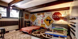Placas de sinalização na decoração 002