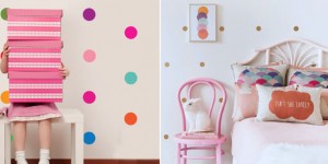 Ideias para decorar as paredes com bolinhas 003