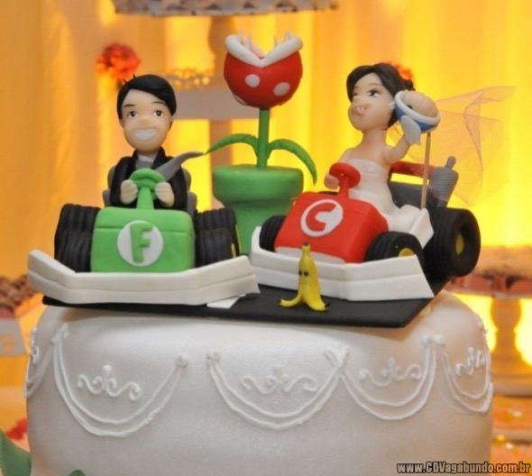 3-bolo de casamento geek
