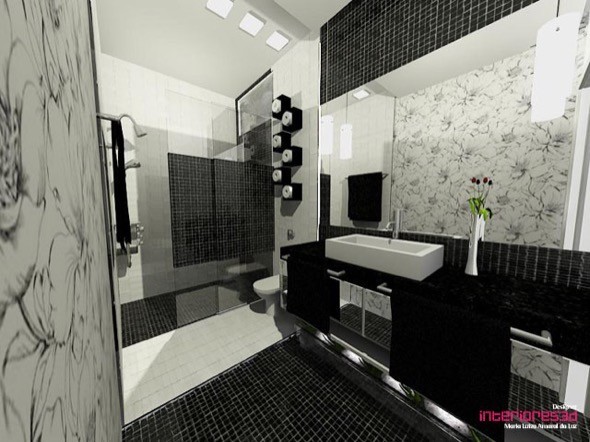 5-modelo banheiro preto e branco