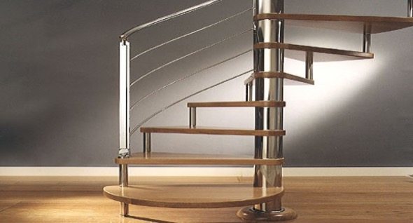 5-modelos de escadas caracol