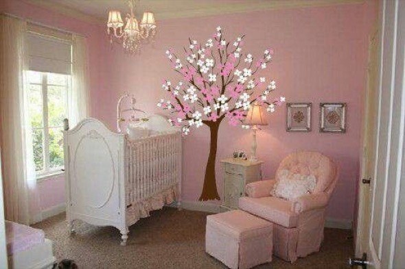 1-decorar quarto de bebe menina