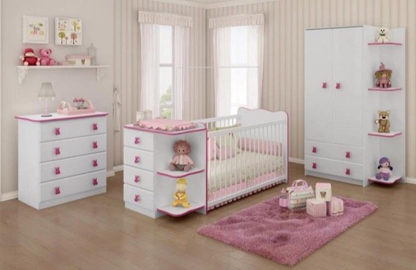 11-decorar quarto de bebe menina