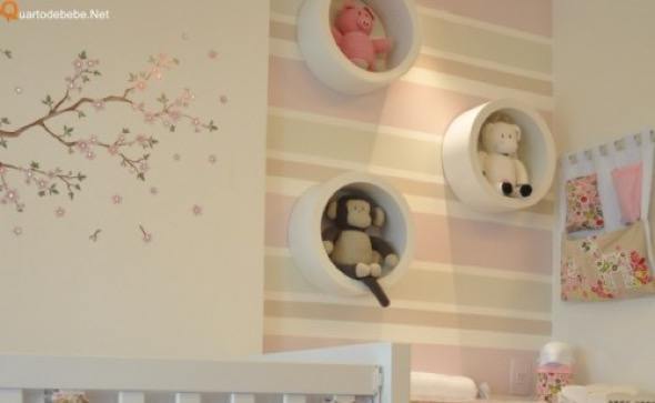 9-decorar quarto de bebe menina