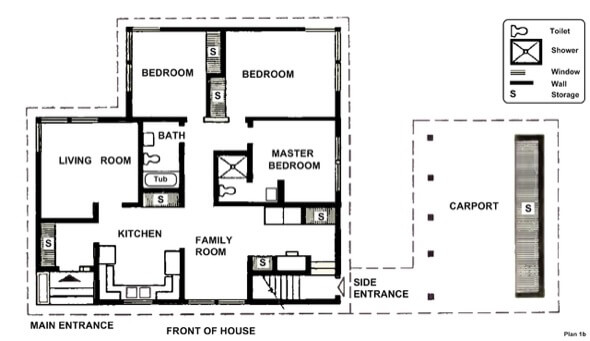 34-plantas de casas 3 quartos modelos