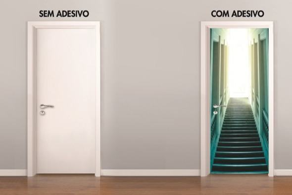 11-modelos de adesivos para portas