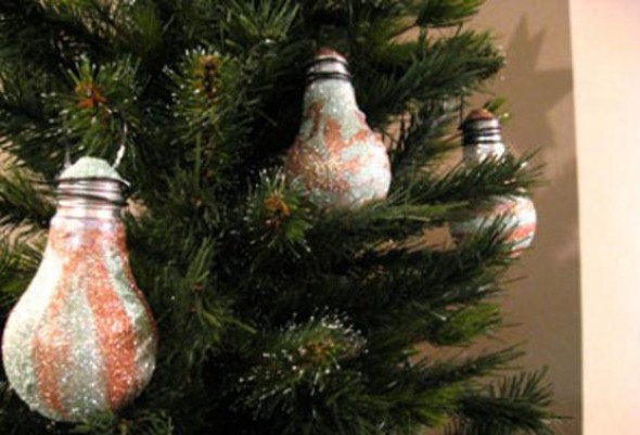 Decoração de Natal com materiais reciclados 007