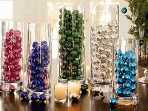 7-Bolas coloridas para decorar a casa