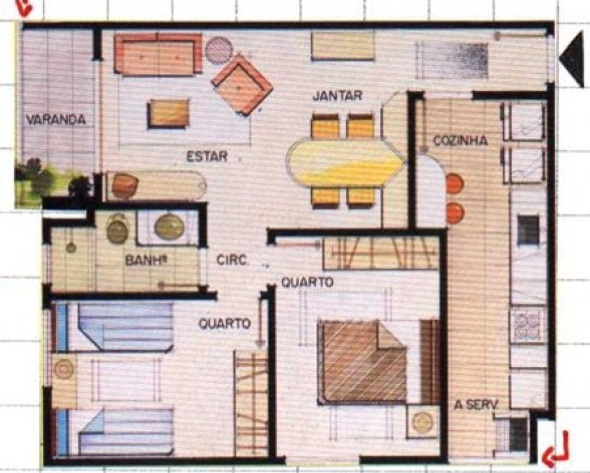 13-Plantas bonitas de casas populares