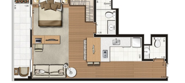 11-Apartamentos com planta livre