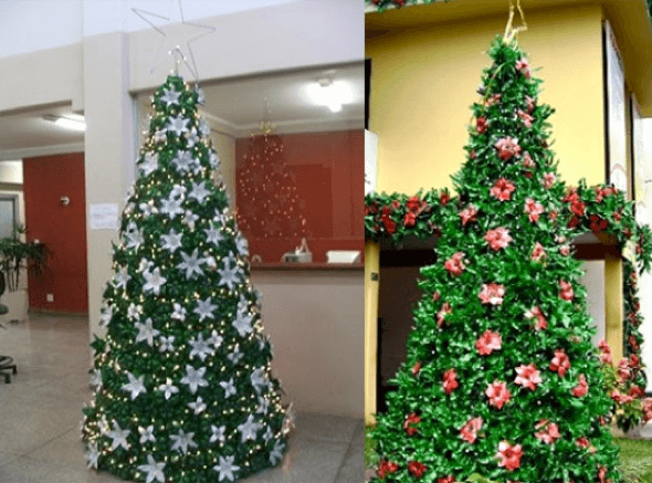 3 dicas para criar e montar árvores de Natal simples e impressionantes