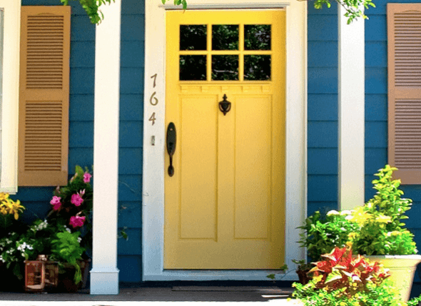 23-Portas coloridas para casa