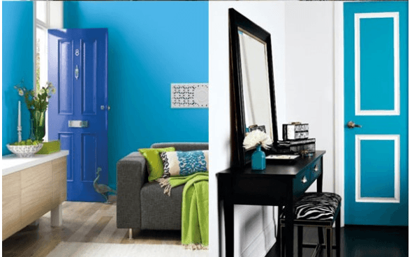 4-Portas coloridas para casa