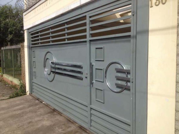 17-Modelos de portões de garagem