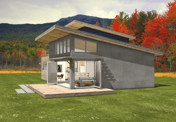 2-Casa sustentável moderna