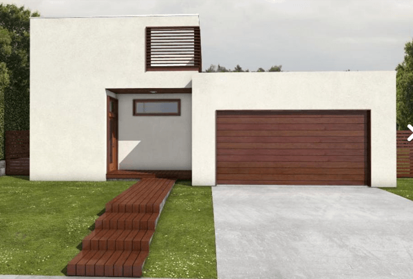 3-Linda casa com linhas retas com 182m2