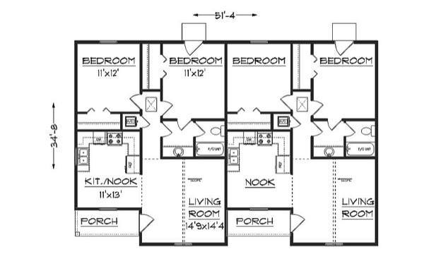 39-plantas de casas duplex modelos