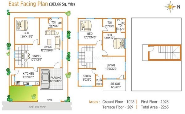 4-plantas de casas duplex modelos