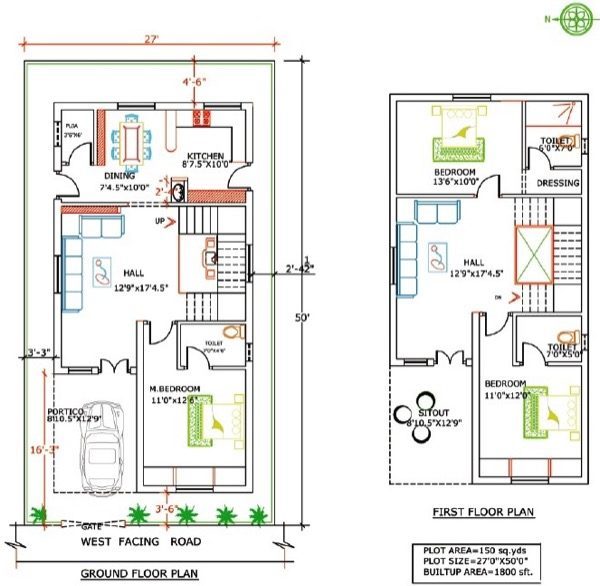 42-plantas de casas duplex modelos