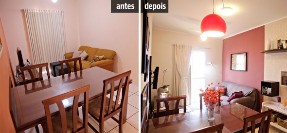 5 ambientes renovados somente com uma pintura 002