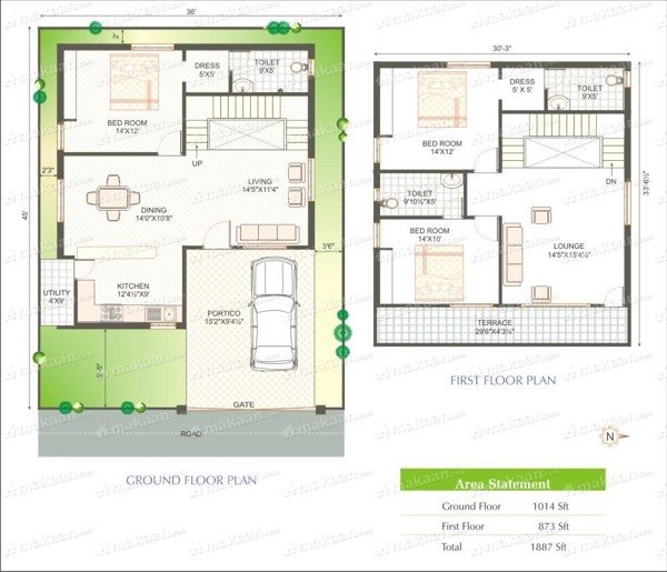 9-plantas de casas duplex modelos