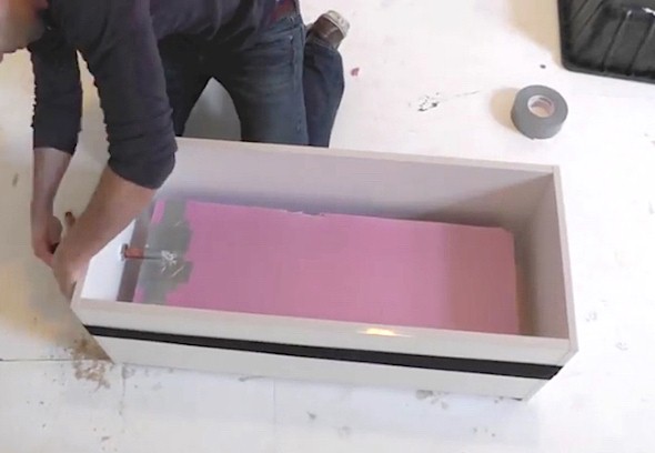 Como fazer um canteiro de concreto para flores 004