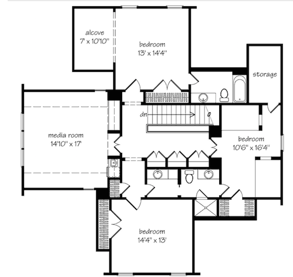 planta de casa bem dividida 53