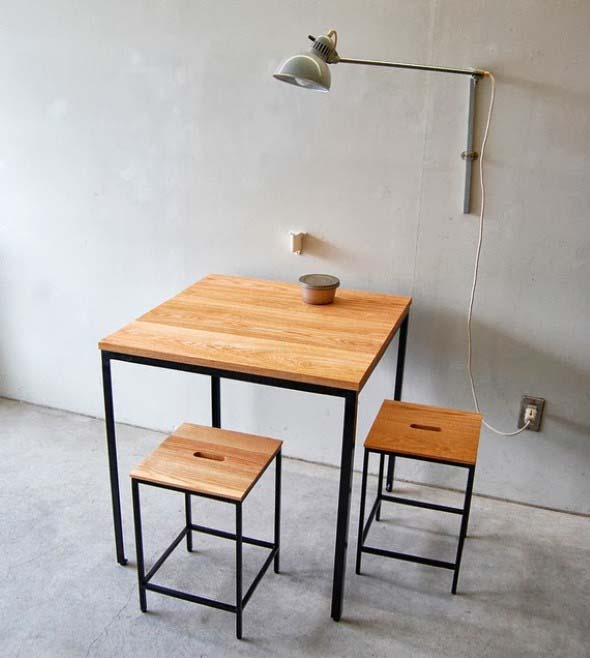 Mesas pequenas para espaços pequenos 016