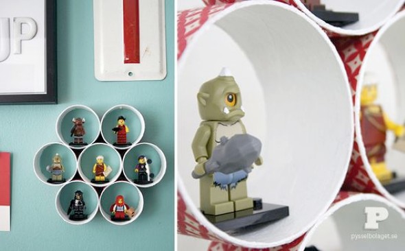 Criatividade com canos na decoração 006