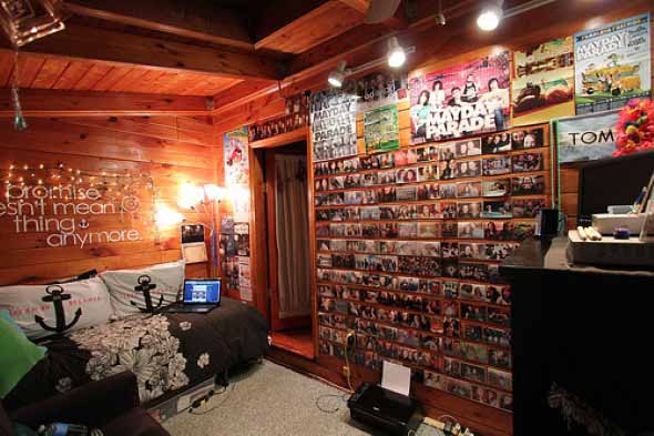 Decore seu quarto com fotos e revistas variadas 012
