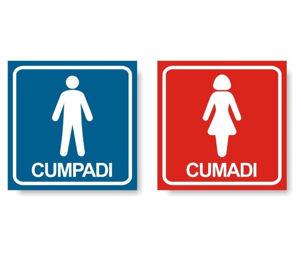 15 Modelos de Placas de banheiro engraçadas e criativas 002