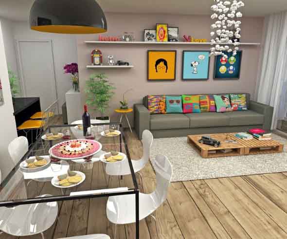 21 Ideias de decoração com quadros para sua casa 004