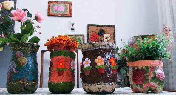 17 Modelos de vasos artesanais para decoração 005
