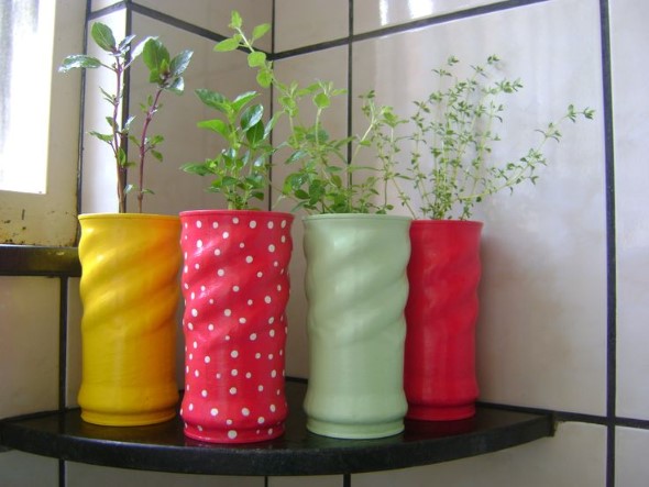 17 Modelos de vasos artesanais para decoração 013