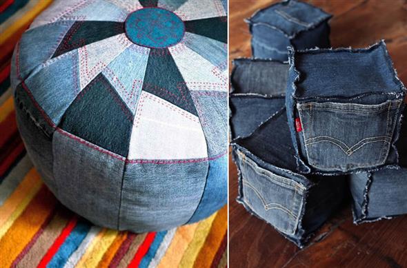 Ideias criativas para reaproveitar jeans usado 021