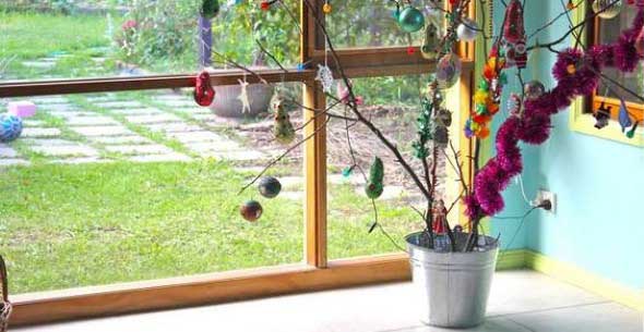 Árvore de Natal artesanal, inspiração para seu lar.