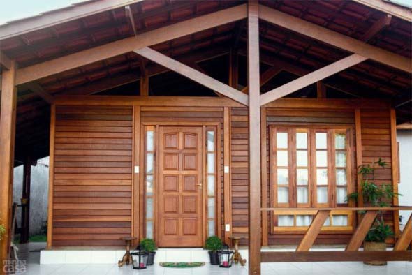 Casa de madeira charmosa e funcional 016