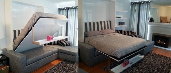 Modelos de cama escondida para casas e apartamentos 18 (Custom)