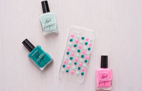 esmalte nos objetos