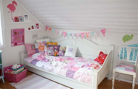 Decoração simples para quarto de meninas 004