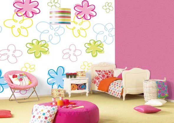 Decoração simples para quarto de meninas 011