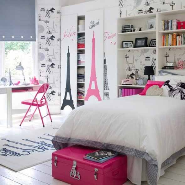 Decoração simples para quarto de meninas 014